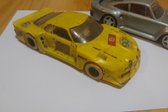Renault Alpine, kategorie maket A3 (cestovní vozy),  foto dnešního, poněkud neutěšeného stavu